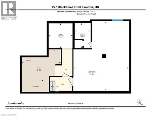 Floor plan - 277 Blackacres Boulevard, London, ON - Other