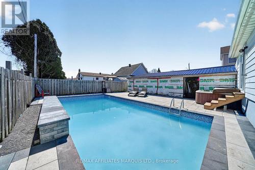 615 Twelfth Street E, Cornwall, ON - Outdoor With In Ground Pool With Deck Patio Veranda