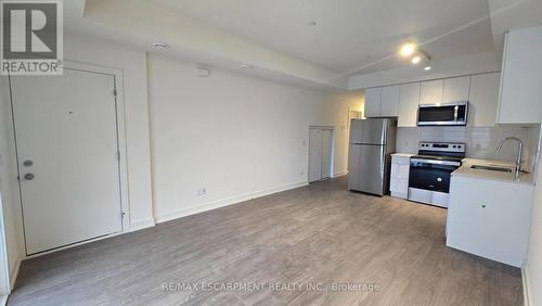 210B - 16 Melbourne Avenue, St. Catharines, ON - Indoor Photo Showing Kitchen With Stainless Steel Kitchen