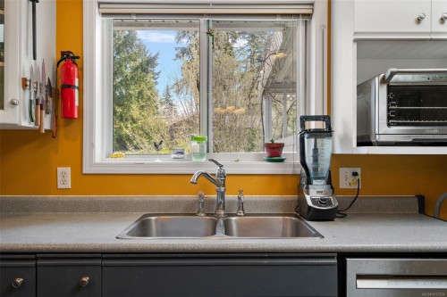 6419 Wicks Rd, Duncan, BC - Indoor Photo Showing Kitchen With Double Sink