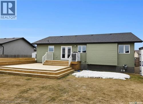 12 Scott Bay, Muenster, SK - Outdoor With Deck Patio Veranda With Exterior
