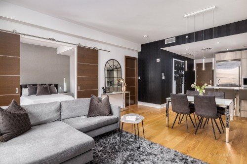Overall view - 403-1420 Rue Sherbrooke O., Montréal (Ville-Marie), QC - Indoor Photo Showing Living Room