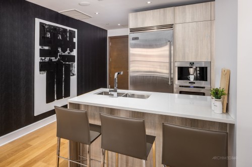 Kitchen - 403-1420 Rue Sherbrooke O., Montréal (Ville-Marie), QC - Indoor Photo Showing Kitchen With Double Sink With Upgraded Kitchen