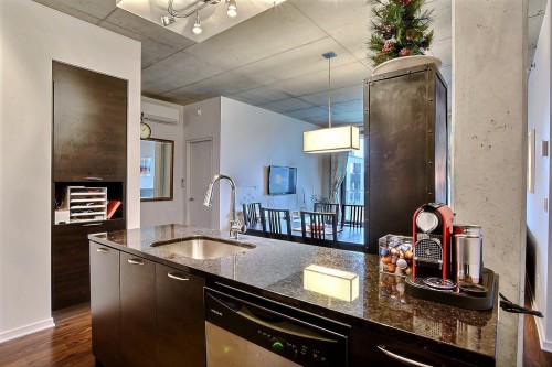 Cuisine - 229-111 Ch. De La Pointe-Nord, Montréal (Verdun/Île-Des-Soeurs), QC - Indoor Photo Showing Kitchen With Upgraded Kitchen