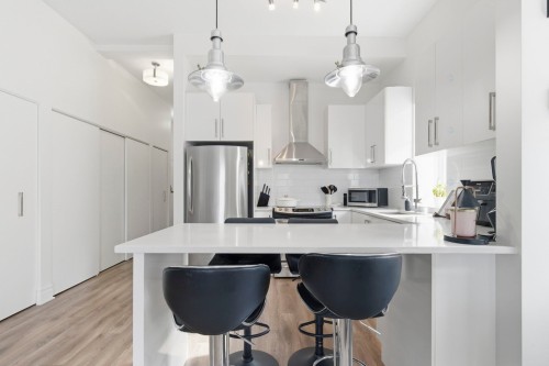 Cuisine - 304-6725 Boul. St-Laurent, Montréal (Rosemont/La Petite-Patrie), QC - Indoor Photo Showing Kitchen With Upgraded Kitchen