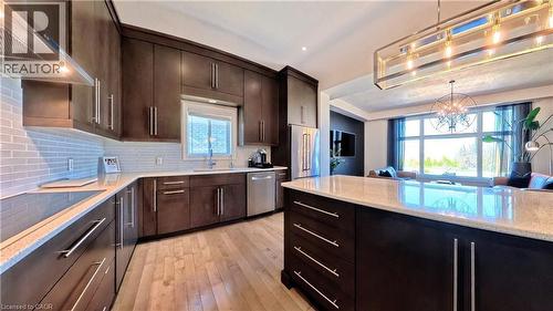 102 Deer Creek Street, Kitchener, ON - Indoor Photo Showing Kitchen With Upgraded Kitchen