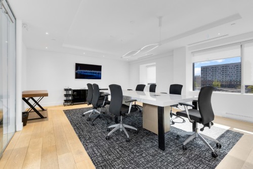 Conference room - 400-500-5075 Rue De Sorel, Montréal (Côte-Des-Neiges/Notre-Dame-De-Grâce), QC - Indoor Photo Showing Office
