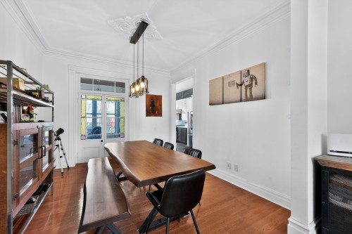 Dining Room - 162 Av. Hillside, Westmount, QC - Indoor Photo Showing Other Room With Fireplace