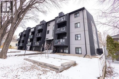 307 512 4Th Avenue N, Saskatoon, SK - Outdoor With Balcony With Facade