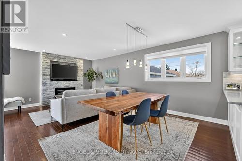 754 Cork Street, Ottawa, ON - Indoor Photo Showing Dining Room With Fireplace