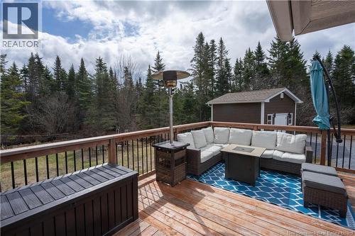 Room for indoor/outdoor dining - 8 Dane Row, Willow Grove, NB - Outdoor With Deck Patio Veranda With Exterior