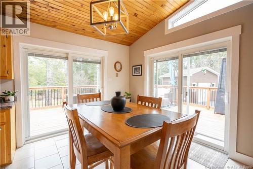 Bright and functional dine-in kitchen - 8 Dane Row, Willow Grove, NB - Indoor Photo Showing Dining Room