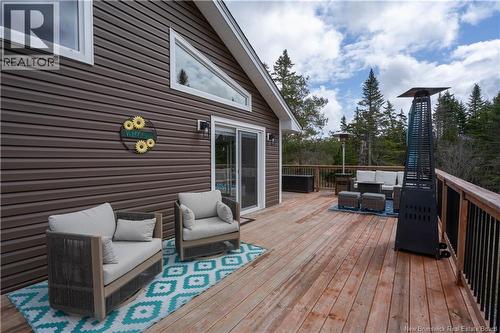Huge L-shaped deck - 8 Dane Row, Willow Grove, NB - Outdoor With Deck Patio Veranda With Exterior