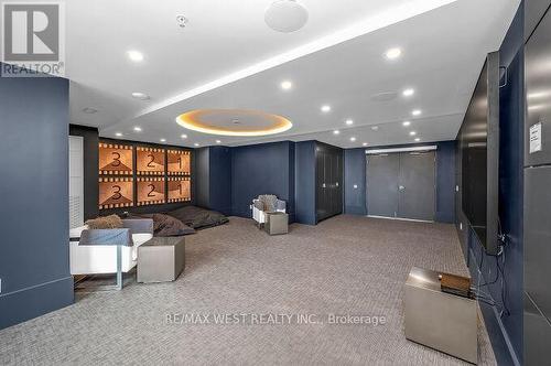 Media Room - 615 - 16 Concord Place, Grimsby, ON - Indoor