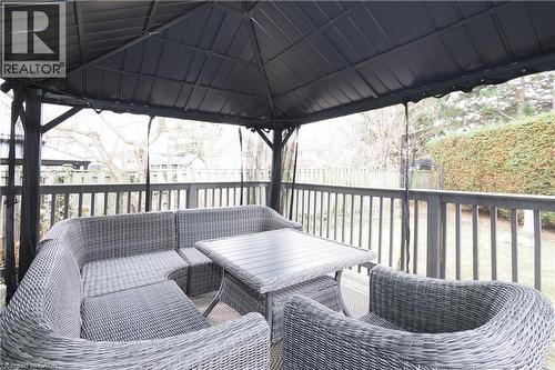 View of deck - 89 Lynnhaven Court, Kitchener, ON - Outdoor With Deck Patio Veranda With Exterior