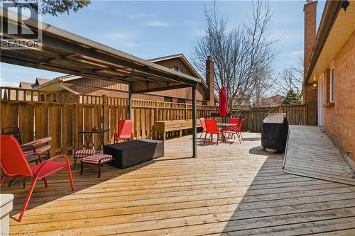 381 Timlock Place, Waterloo, ON - Outdoor With Deck Patio Veranda With Exterior