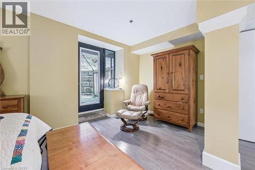 Bedroom featuring light wood-style flooring - 85 Spruce Street Unit# 106, Cambridge, ON - Indoor Photo Showing Bedroom