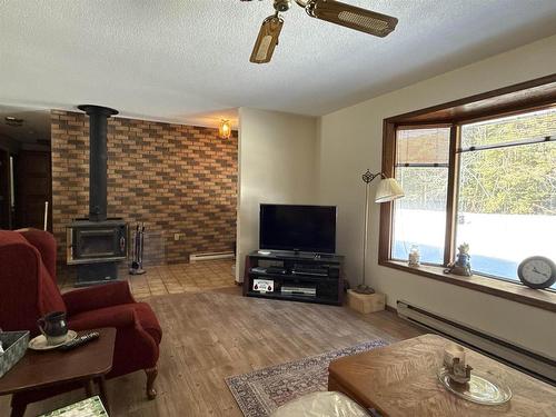 982 Hwy 608, Neebing, ON - Indoor Photo Showing Living Room With Fireplace