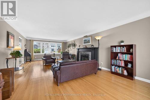 774 Manitou Drive, Ottawa, ON - Indoor Photo Showing Living Room With Fireplace