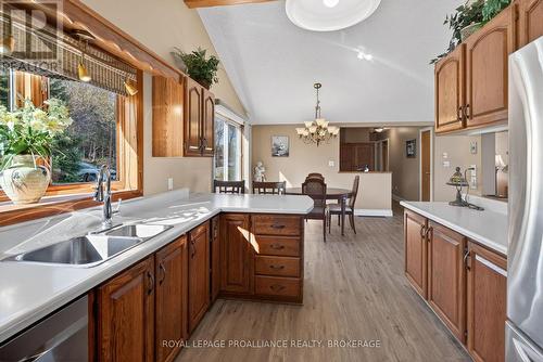 3037 Hilltop Lane, Frontenac (Frontenac South), ON - Indoor Photo Showing Kitchen With Double Sink