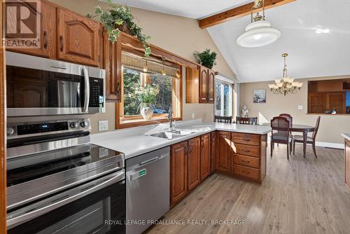 3037 Hilltop Lane, Frontenac (Frontenac South), ON - Indoor Photo Showing Kitchen With Double Sink