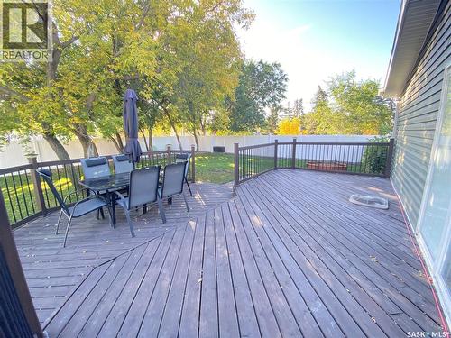 1205 Douglas Road, Weyburn, SK - Outdoor With Deck Patio Veranda With Exterior