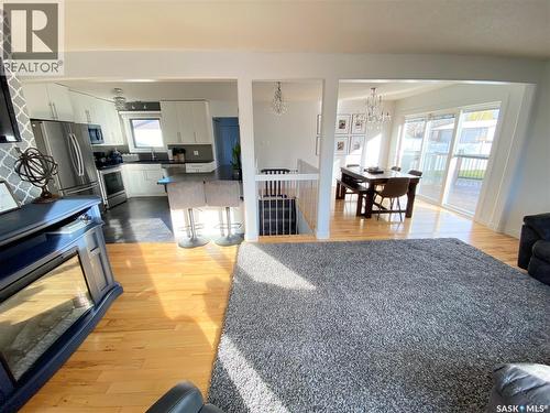 1205 Douglas Road, Weyburn, SK - Indoor With Fireplace