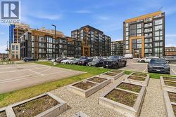 Modern condominium buildings with amazing amenities including community gardend - 