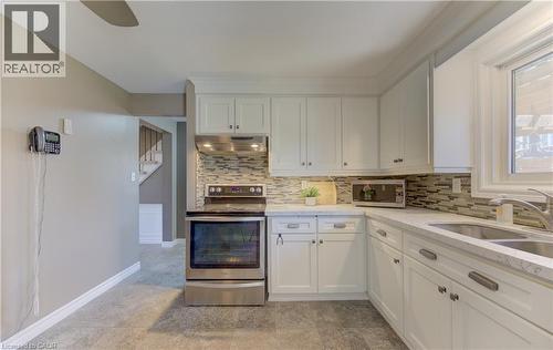 83 Manor Drive, Kitchener, ON - Indoor Photo Showing Kitchen With Double Sink