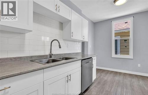 294 Louis Avenue, Windsor, ON - Indoor Photo Showing Kitchen With Double Sink