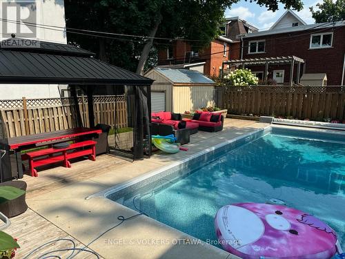 434 Byron Avenue, Ottawa, ON - Outdoor With In Ground Pool With Deck Patio Veranda