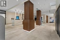 Reception with recessed lighting - 