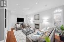 6358 Lisgar Drive, Mississauga, ON  - Indoor Photo Showing Living Room With Fireplace 
