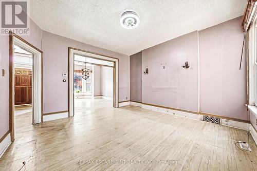 Re-finished original hardwood floors - 116 Catharine Street S, Hamilton, ON 