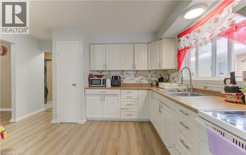 110 Hazelglen Drive, Kitchener, ON - Indoor Photo Showing Kitchen With Double Sink