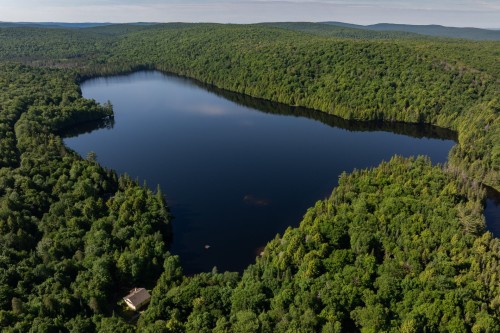 Vue sur l'eau - 206 Mtée Du Lac-Godin, Lac-Saint-Paul, QC - Outdoor With Body Of Water With View