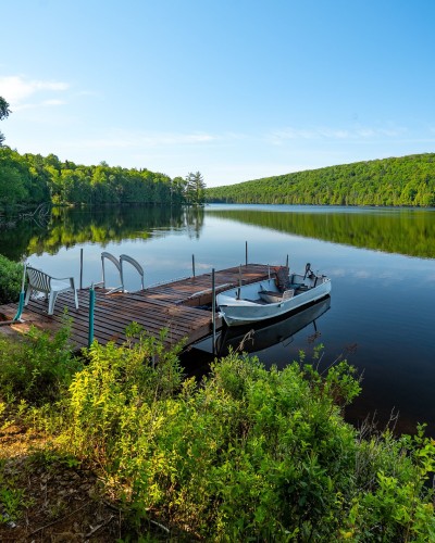 Bord de l'eau - 206 Mtée Du Lac-Godin, Lac-Saint-Paul, QC - Outdoor With Body Of Water With View