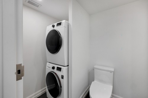Bathroom - Ph-1924-3450 Rue Drummond, Montréal (Ville-Marie), QC - Indoor Photo Showing Laundry Room