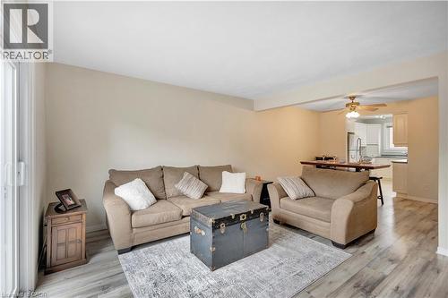 Living space featuring light-toned walls and wood-finish flooring - 32 Montclair Crescent, Simcoe, ON - Indoor Photo Showing Living Room
