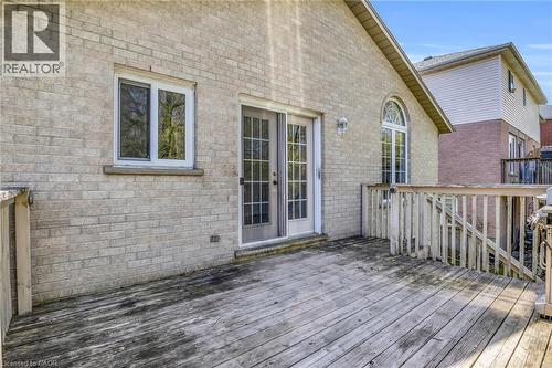 115 Daimler Drive, Kitchener, ON - Outdoor With Deck Patio Veranda With Exterior
