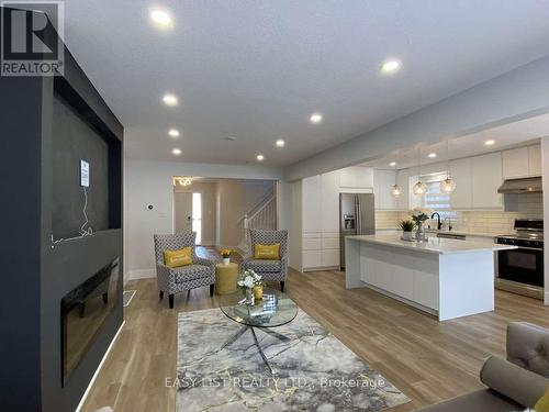 125 Steepleridge Street, Kitchener, ON - Indoor With Fireplace