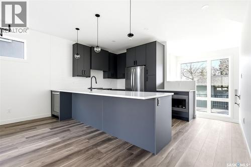 3917 Qu'Appelle Drive, Regina, SK - Indoor Photo Showing Kitchen With Upgraded Kitchen