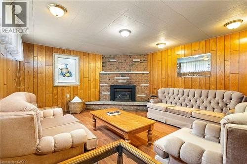 4620 Sideroad 20 N Road, Puslinch, ON - Indoor Photo Showing Living Room With Fireplace