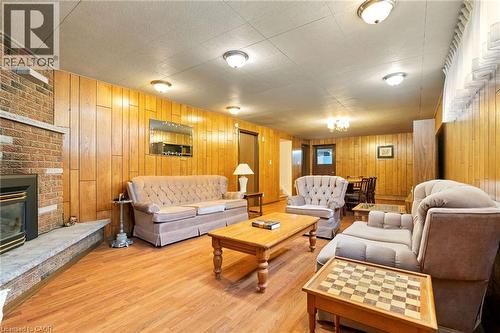 4620 Sideroad 20 N Road, Puslinch, ON - Indoor Photo Showing Living Room With Fireplace