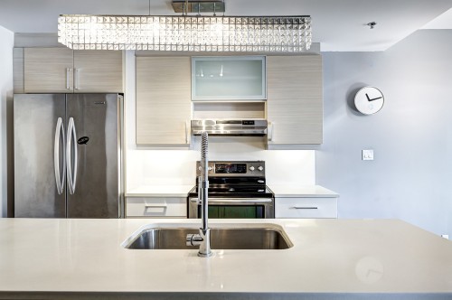 Kitchen - 307-1800 Boul. Angrignon, Montréal (Lasalle), QC - Indoor Photo Showing Kitchen With Double Sink With Upgraded Kitchen