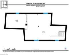 Unit 1B Lower Level Floor Plan - 