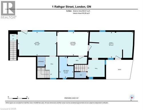 Unit 1B Main Level Floor Plan - 1 Rathgar Street, London, ON - Other