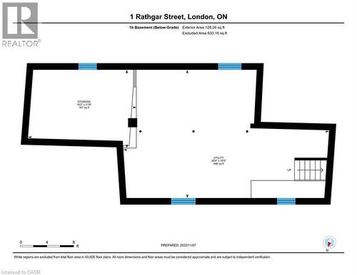 Unit 1B Lower Level Floor Plan - 1 Rathgar Street, London, ON - Other
