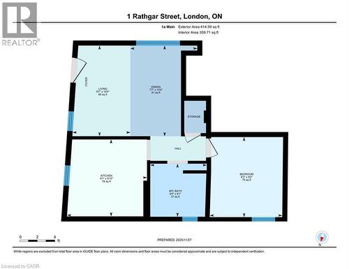 Unit 1A Floor Plan - 1 Rathgar Street, London, ON - Other
