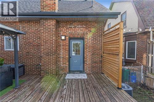 129 Ahrens Street W, Kitchener, ON - Outdoor With Deck Patio Veranda